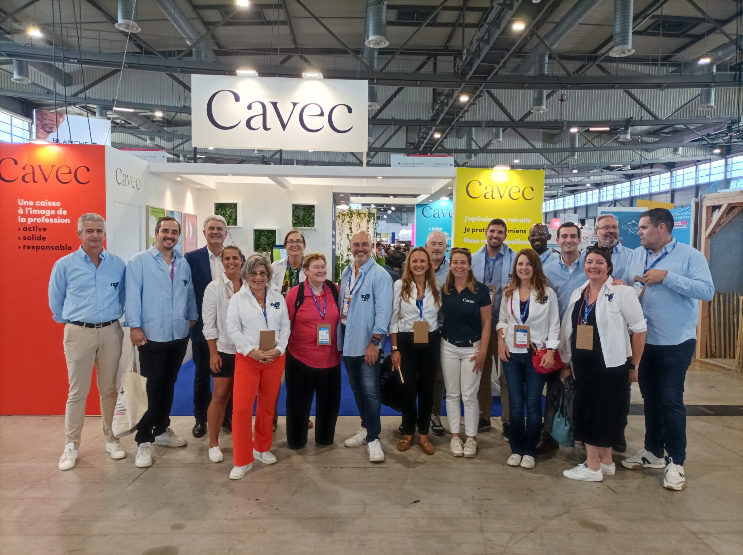 Groupe IFEC sur stand CAVEC